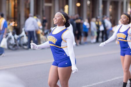New Orleans, Louisiana, USA - November 25, 2017, The Bayou Classic Parade is a Thanksgiving Day themed parade prior to the annual college football game between the Grambling State University Tigers and the Southern University Jaguars since November 11 193のeditorial素材