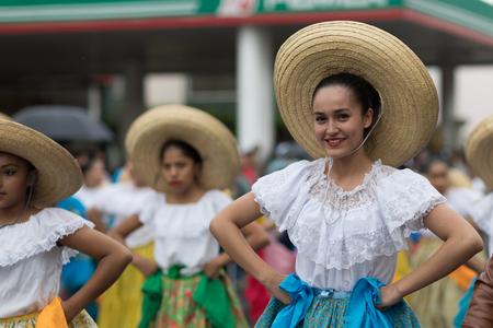 H. Matamoros, Tamaulipas, Mexico - November 20, 2017 - The November 20 Parade commemorates the start of the Mexican revolution of 1910 against Porfirio Diaz, an annual celebration throughout Mexico since 1936, with traditional dresses, dances , marching bのeditorial素材