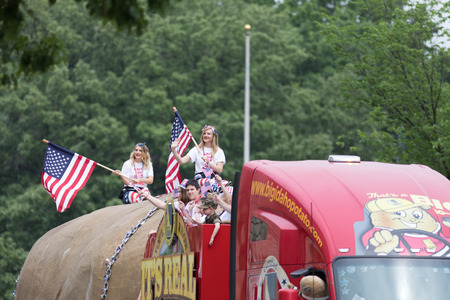 Washington, D.C., USA - May 28, 2018: The National Memorial Day Parade,のeditorial素材