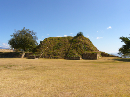 Monte Alban, Oaxaca, Mexico - Zapotec archaeological site in the southern Mexican state of Oaxacaのeditorial素材