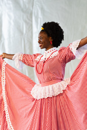 St. Louis, Missouri, USA - August 24, 2019: Festival of Nations, Tower Grove Park, Members of the...