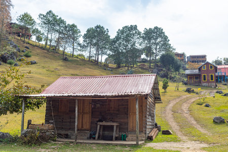 San Jose, small mountain town in the state of Tamulipas, Mexico, known for ecotourism at El Cielo Biosphere.の写真素材