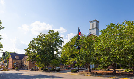 Nashville, Indiana, USA - The Brown County Courthouseのeditorial素材