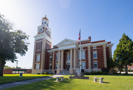 Ashburn, Georgia, USA - April 19, 2022: The Turner County Courthouseのeditorial素材