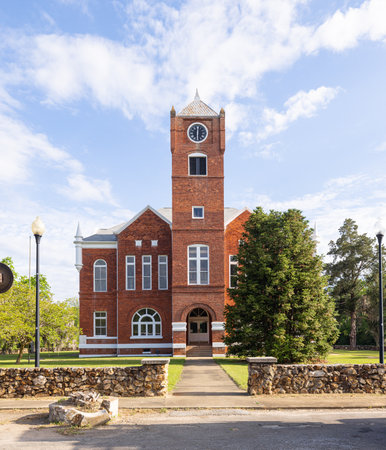Newton, Georgia, USA - April 17, 2022: The Baker County Courthouseのeditorial素材