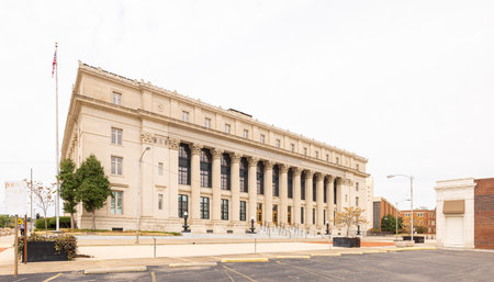 Muskogee, Oklahoma, USA - October, 16, 2022: The ED Edmondson United States Courthouseのeditorial素材