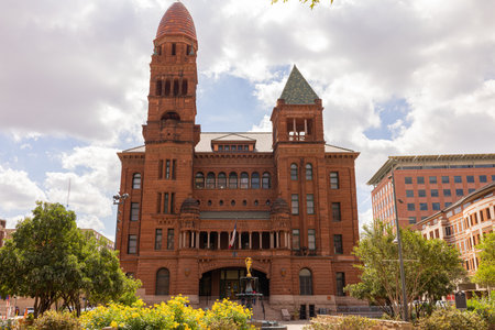San Antonio, Texas, USA - October 14, 2022: The Bexar County Courthouseのeditorial素材