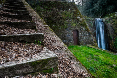 Italy, Tuscany, Lucca, Acquedotto Nottoliniの写真素材