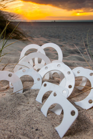 Gasket, mechanical seal which fills the space between two or blackberries mating surfaces, to prevent leakage of objects while under compressionの写真素材