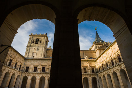 Monastery of Ucles, Cuenca province, Castilla La Mancha, Spainの写真素材