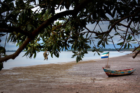 Sierra Leone, West Africa - June 2, 2013: the beaches of the Bunce Islandのeditorial素材