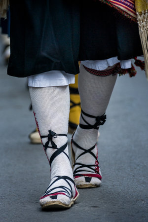 Valencia, Spain - March 16, 2008 - The Fallas Festival, feast of Saint Joseph with the floral offering to the Virgin Maryのeditorial素材