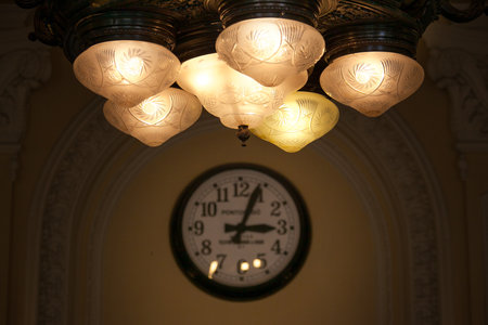 Budapest, capital of Hungary, thermal pools of SzÃ©chenyiのeditorial素材