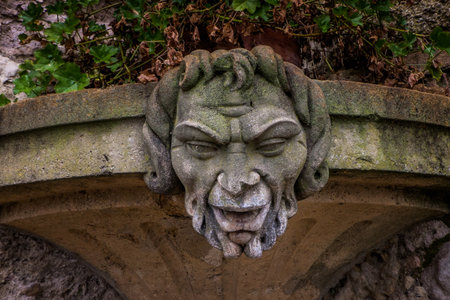 Casaglia, Pisa, Italy - 09 november, 2017: Trekking route towards the ancient village in Casaglia, Municipality of Montecatini Val di Cecina in the Province of Pisa, along the beautiful views and hills typical of Tuscanyのeditorial素材