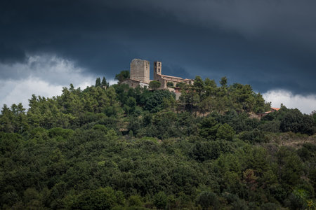 Montecastelli, Pisa, Tuscany - fraction of the town of Castelnuovo Val di Cecina, ancient village...