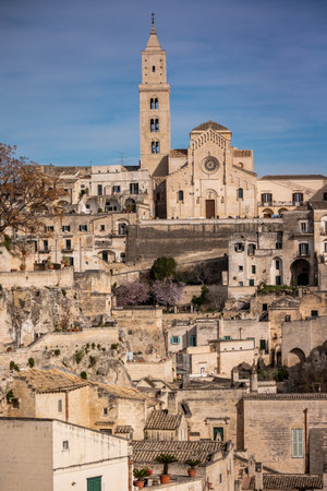 The city of Matera, in the province of Basilicata, Italy,  2019 European Capital of Culture. the...