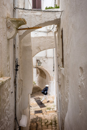 Cisternino, it overlooks the Itria valley, in the so-called Murgia dei trulli â Apulia, Italyの写真素材