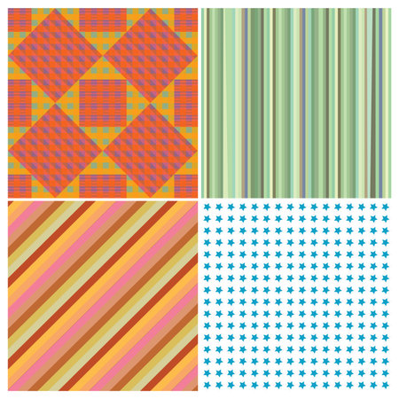 stripe collection, vector art illustration, more stripes and textures in my galleryのイラスト素材