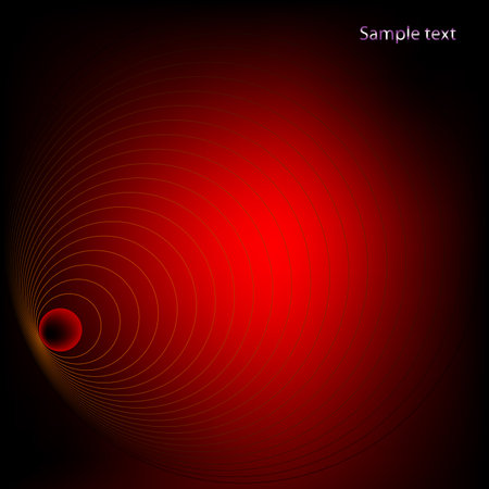 spatial circles, vector art illustrationのイラスト素材