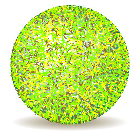 hairy abstract ballのイラスト素材