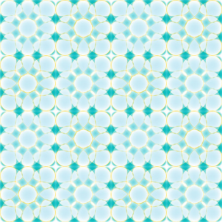 flowerish seamless pattern, abstract art illustration