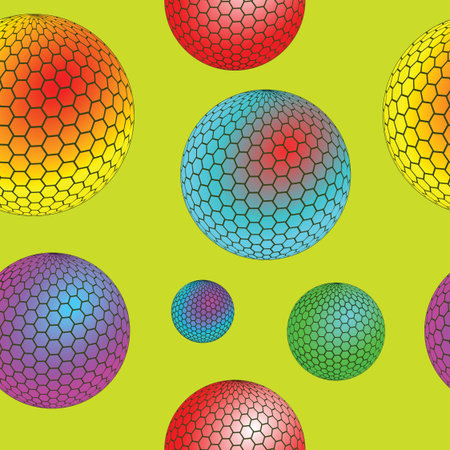 bubbles seamless texture, abstract pattern; vector art illustrationのイラスト素材