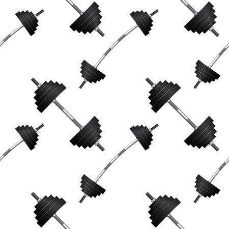 weights pattern, abstract seamless texture; vector art illustrationのイラスト素材