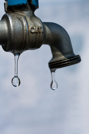 No more water in the fountainの写真素材