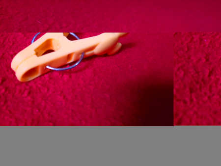 Clothespin, used to fasten clothes to the clothesline [in the past, I also hung pictures when drying]の写真素材