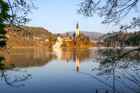 Lake Bled - Sloveniaの写真素材
