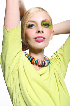 colorfull  womanの写真素材