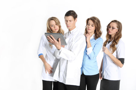 Team of young doctorsの写真素材