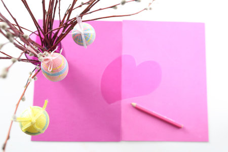 Easter composition の写真素材