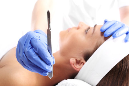 Scalpel, plastic surgeryの写真素材