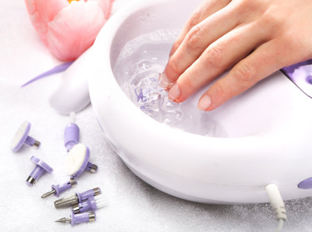 Position manicure, neat womanの写真素材