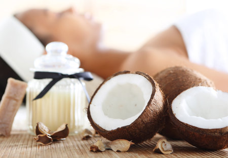Aromatherapy, relaxation in the wellnessの写真素材