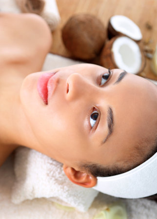 Beauty and relaxation. Wellnessの写真素材