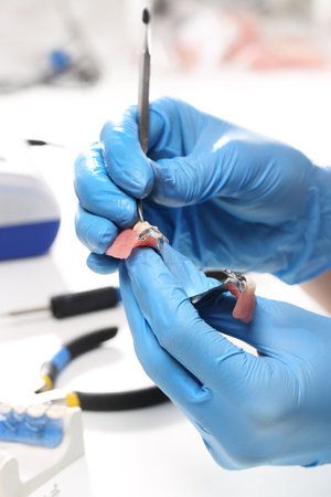 Dental, a dental prosthesis polishes