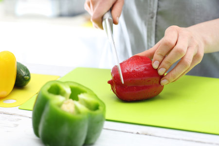 Cooking dishes healthy dietの写真素材