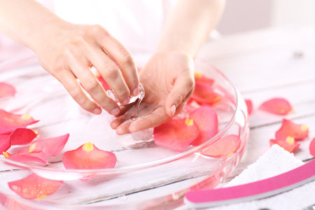 Cosmetic ampoule aromatic spa treatment.の写真素材