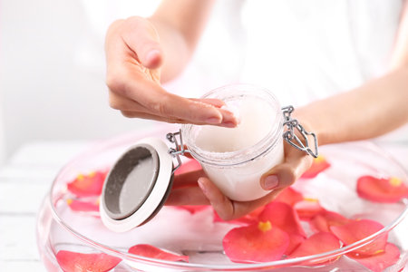 Scrub handsの写真素材
