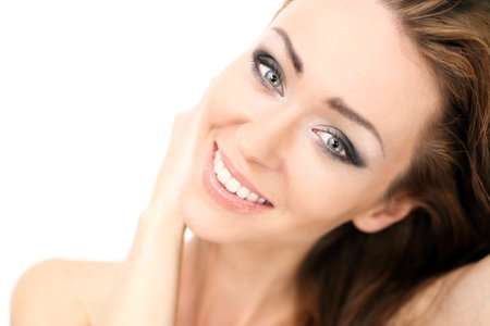 Healthy bright smileの写真素材
