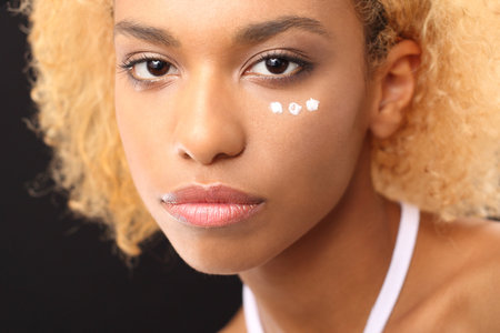 Skin care, anti wrinkle cosmetics for faceの写真素材