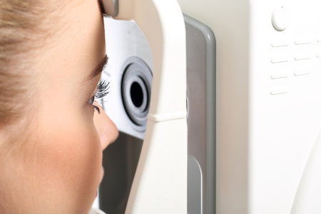 Computer vision test.の写真素材