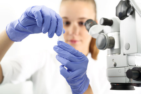 Medical laboratory, research and analysis.の写真素材