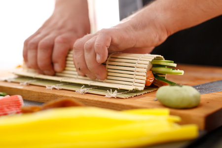 sushi rollの写真素材