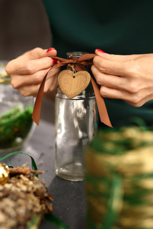 Christmas table decoration. Christmasの写真素材