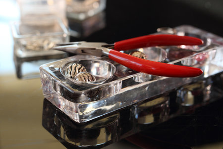 Pliers, pliers utensils for making jewelryの写真素材