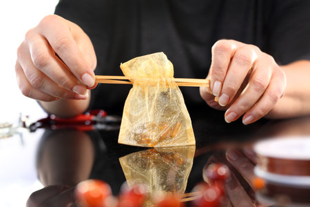 Bag for jewelry.の写真素材