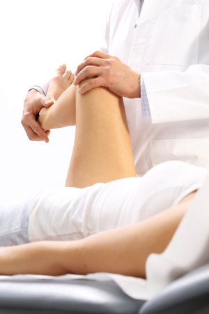 Physiotherapy, Massage legsの写真素材